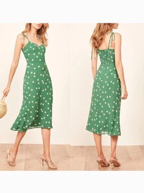 Reformation - Nectar Midi Dress in Tulip Print - Size 6 - worn once!